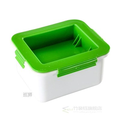 Premium Plastic Tofu Press Drainer Mold Marinating Dish Moul