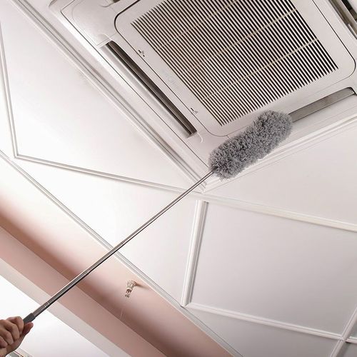 家用除尘鸡毛掸子可伸缩加长扫天花板蜘蛛网清洁扫灰神器打扫掸子