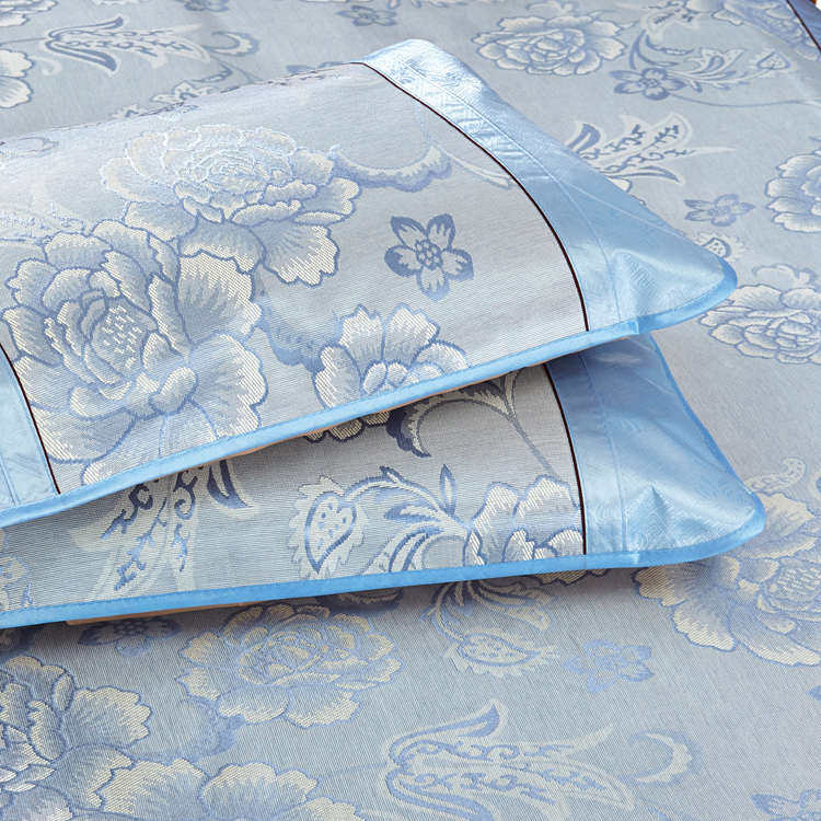 凉席冰丝席可水洗夏天折叠宿舍单人床夏季床上不起球冰席子三件,床上用品,冰丝席,淘宝优惠券,粉丝福利购,淘宝优惠卷