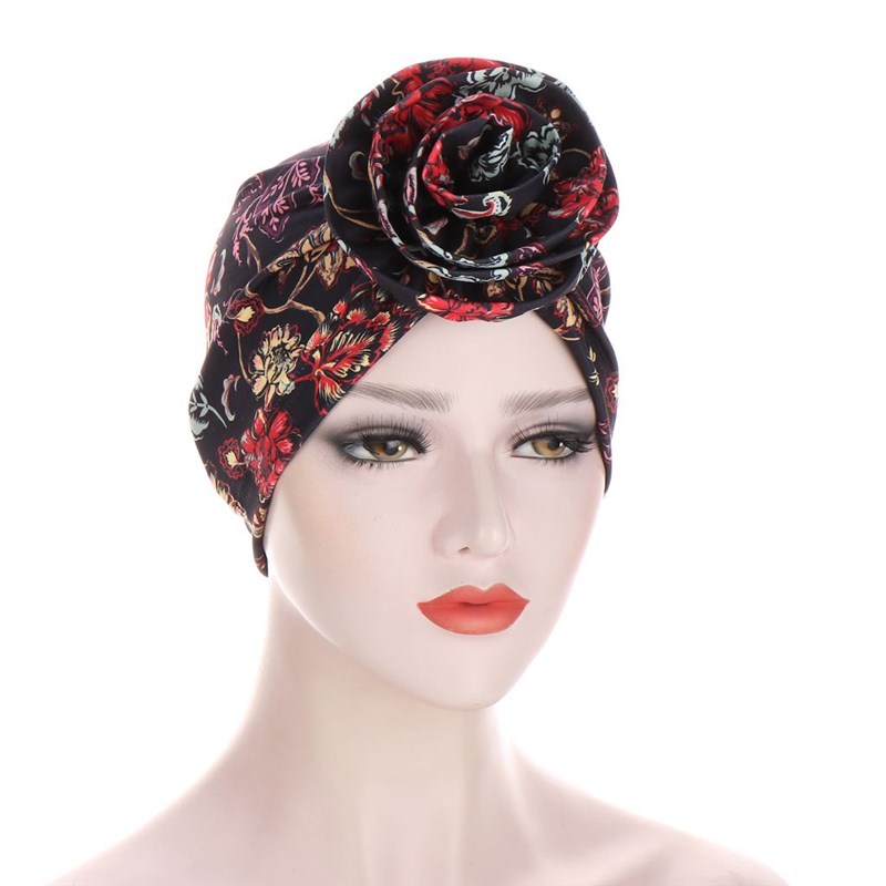 极速~Large cashew flower cloth forehead Flower Headband Hat