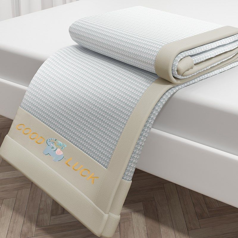 夏季凉感冰丝凉席三件套可机洗2025新款空调席子床单款母婴级a类,床上用品,冰丝席,淘宝优惠券,粉丝福利购,淘宝优惠卷