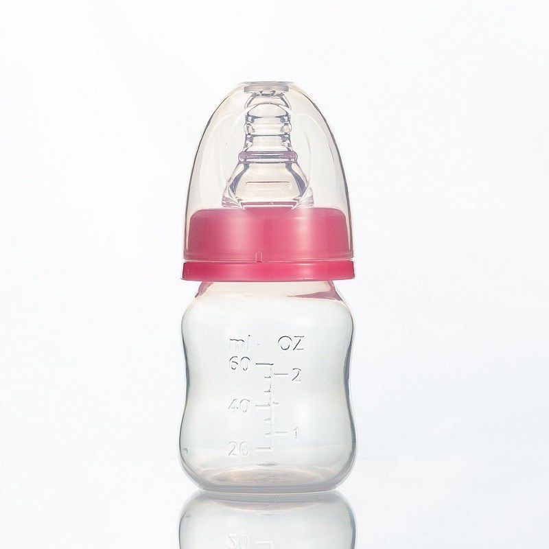 推荐1pcs 60ml Baby Newborn Nursing Nipple Bottle Silicone Pa