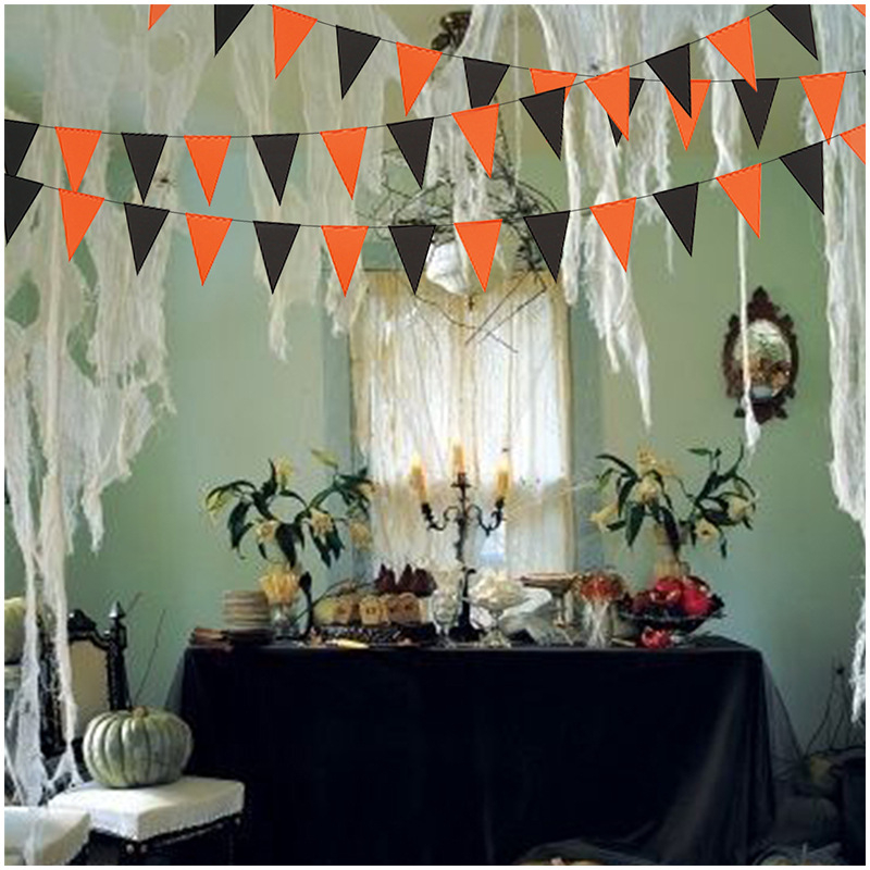 新品Halloween Decoration For Home Party Hanging Banners Bunt