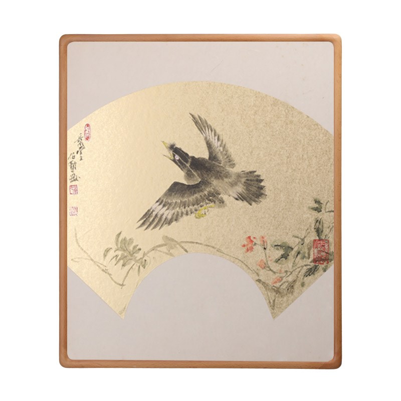 RI0T实木挂墙k相框定 做圆角榉木画框定 制国画山水画框手工裱