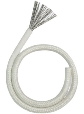 AGRP镀锡铜硅胶编织玻璃纤维线耐高温300度耐火0.5 1 2.5 4 6平方