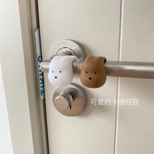 新款硅胶免打孔门挡器门吸门碰门卫生间卧室门阻门后门把手防新品