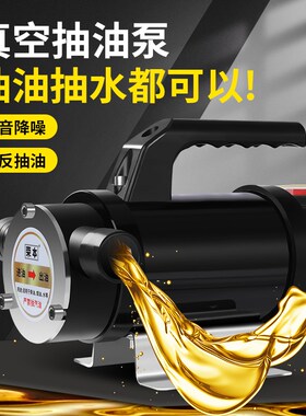 荣本电动抽油泵12v24v通用220v柴油泵抽水泵抽油机自吸泵加油现货