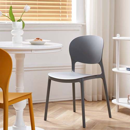 加厚塑料椅子家用现代简约书桌靠背椅凳子北欧网红餐厅餐桌餐椅