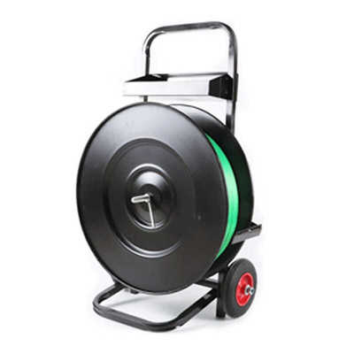 厂促孜索塑钢打包带小推车带盘车B圆盘打包机钢带盘车PP打包带支