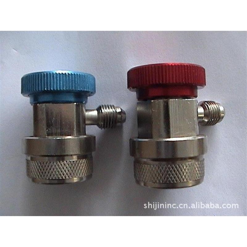 R134A 汽车空调制冷剂加氟接头可调快速接头 QC-17A qc-la ha