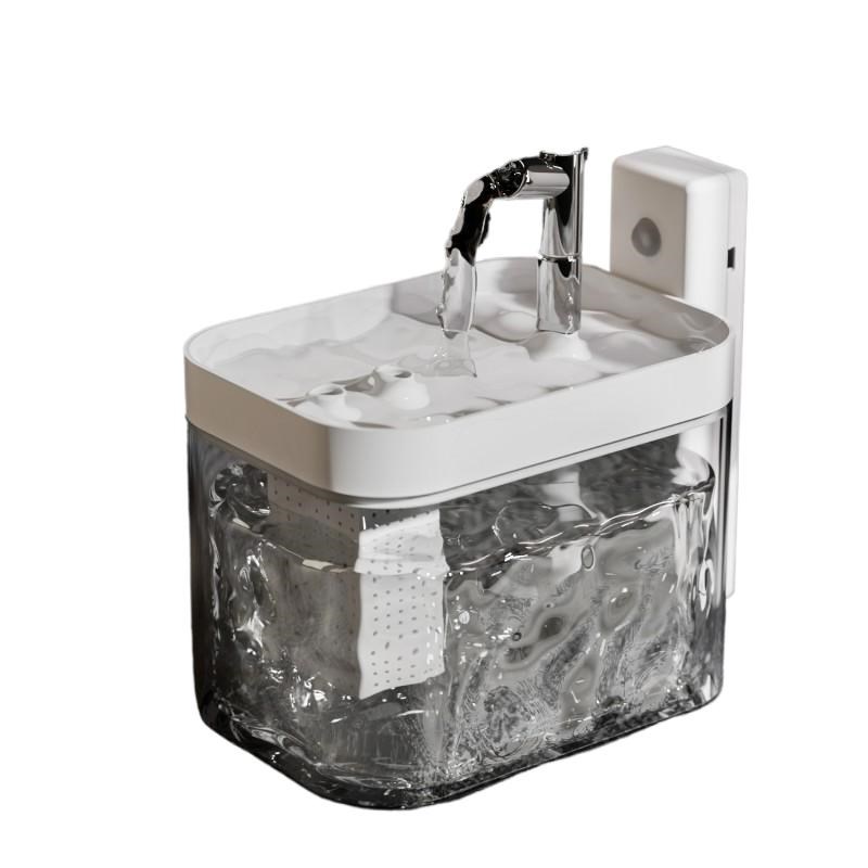 猫咪饮水机不插电无线感应宠物智能喝水饮水器自动循环不湿嘴流动