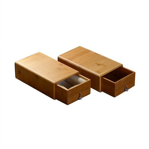 抽屉圆角竹盒木竹盒子散茶茶叶礼品包装盒定制礼盒空定做产品空盒