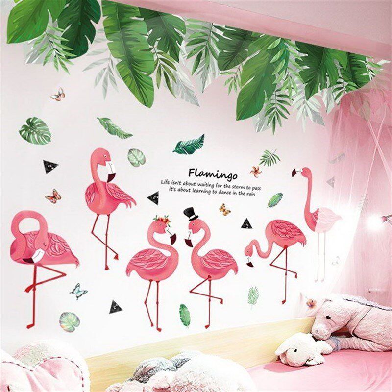 女生装饰壁纸布置客厅墙粘墙壁贴纸贴花墙纸贴画卧室背景房间