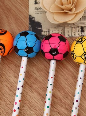 New Football Plastic Pencil Sharpener Cute Mini Standard Cut