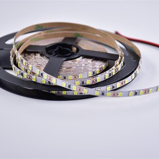 led灯带12V超薄超窄5mm宽灯条2835贴片板灯箱广告装 饰暗槽软灯条