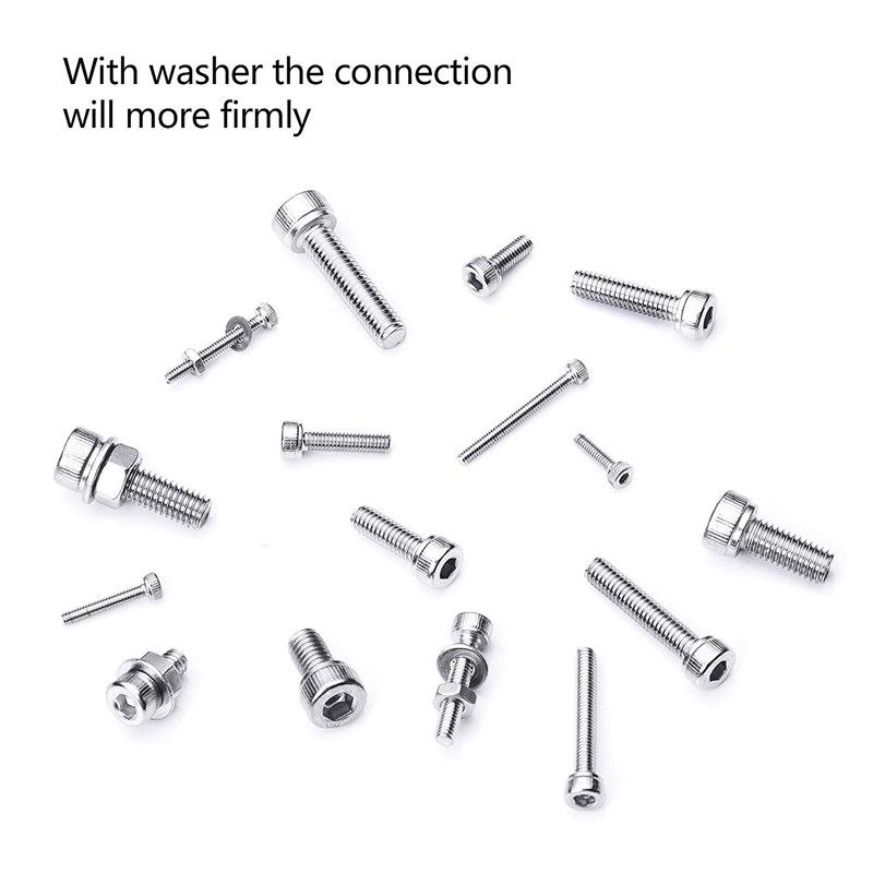 Hex Socket head cap screw Bolt and Nut Set with plain Washer