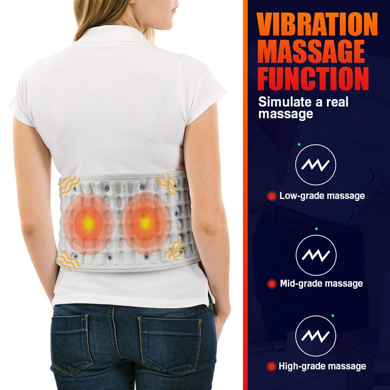 推荐Inflatable Belt Vibration Massage Infrared Heating Lumba