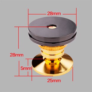 4pcs/set Speaker Spike Stand Feet Cone Base Pads -on Turntab