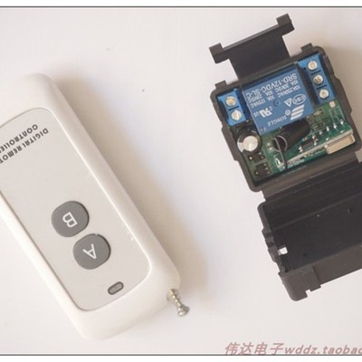 5V12V24V无线遥控开关单路门禁遥控器电动门控制器灯具电锁远程