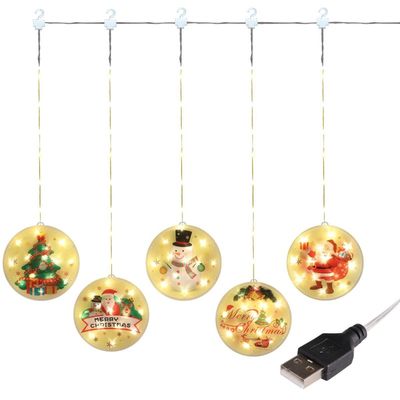 推荐LED Christmas Lights window remote control light string