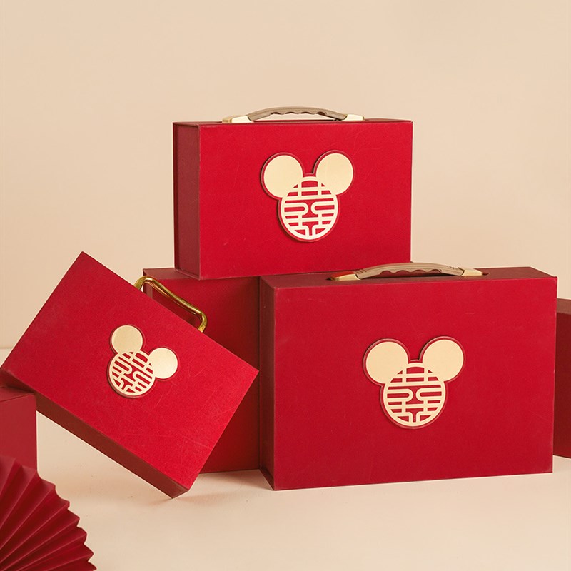 A6L订婚礼e金盒聘金盒结婚彩礼钱盒子提亲礼盒装20万结婚用品大全