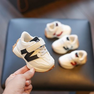 女宝宝学步鞋秋冬二棉鞋小童运动鞋1一2岁软底婴儿鞋子儿童男童鞋