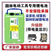 24v锂电池割草机绿篱机电锯抽水泵园林通用大容量背负式 锂电池