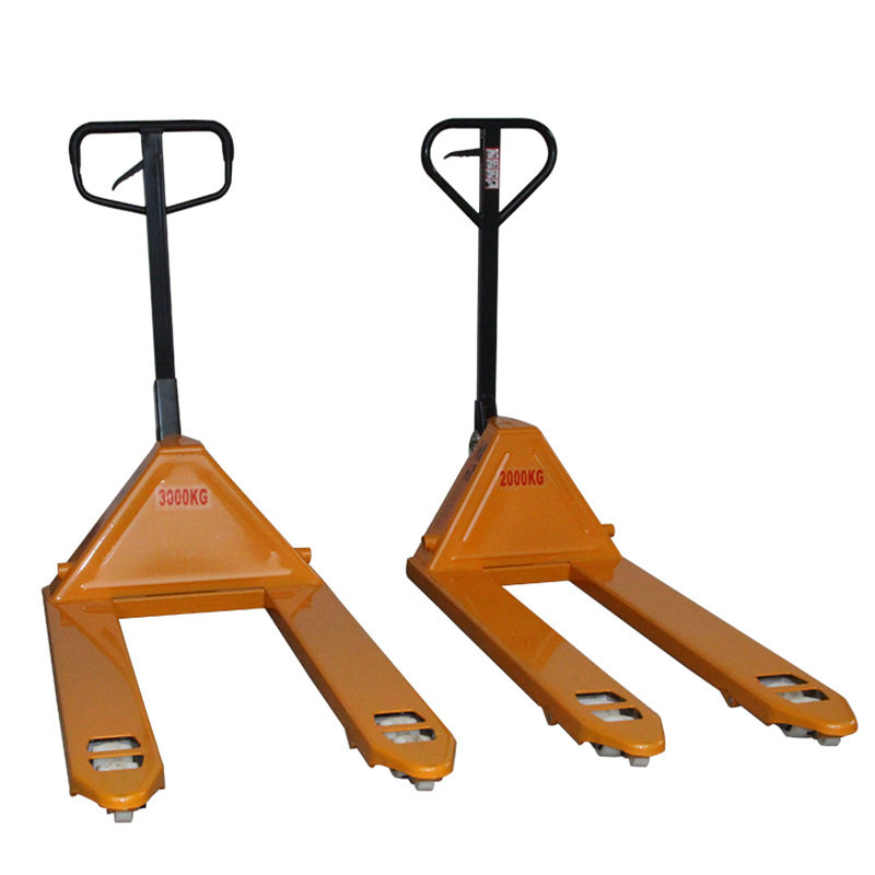 堆高机加固加厚升降手动液压搬运车装仓库家用手推3吨堆高机地牛