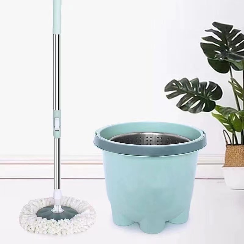 旋转拖把单桶h家用自动免手洗甩干桶手压木地板拖布桶墩布