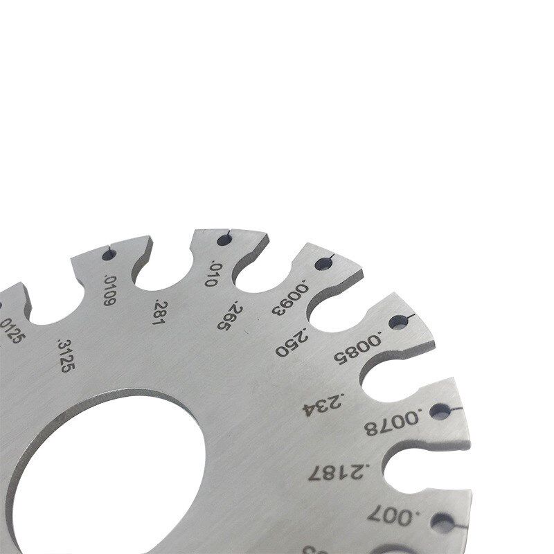 0-36 Round AWG SWG wire thickness ruler Stainless Steel weld