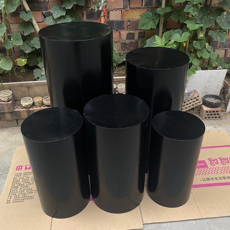 新款婚礼甜品台道具婚庆舞台布置铁艺圆方形桶摆件生日迎宾区装饰
