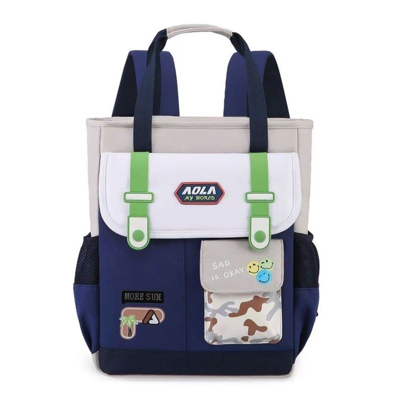 小学生补习袋草莓熊男女儿童补课包单肩文件书袋可双肩卡通斜挎包