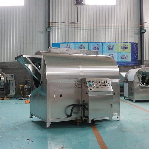 全自动电磁炒料机芝麻大豆油料不锈钢滚筒炒锅五谷杂粮炒货机优惠