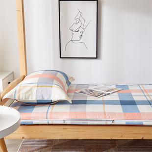 床垫学生宿舍单人上下铺90x190垫被1一米2二床褥子可拆洗软垫