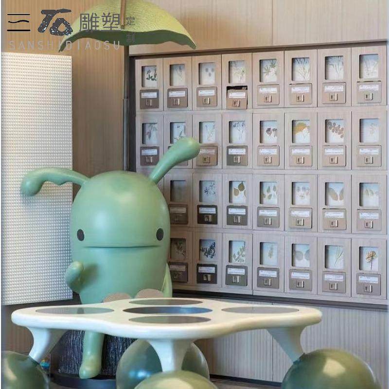 定制售楼处酒店展厅空间潮玩卡通抽象大型玻璃钢落地雕塑装饰摆,家居饰品,落地摆件,淘宝优惠券,粉丝福利购,淘宝优惠卷