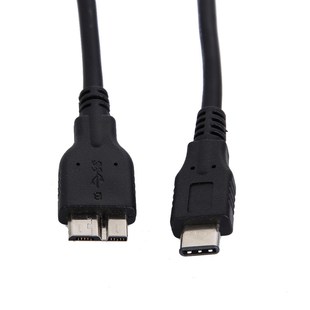 Black 10Gbps USB 3.1 Cable Type C Male to Micro Mini USB 3.0