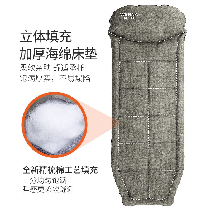 稳纳折叠床单人床办公室午睡神器午休躺椅家用简易陪护便携美式床