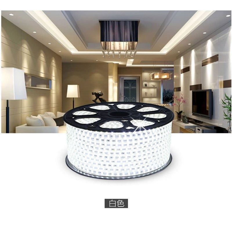 新品led灯带5050贴片3528灯带高亮柜台槽霓虹吊顶灯条12v彩色灯条