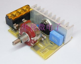 可控硅调压器 4000W 可y控硅调速器 调温 调光 无级0V起调