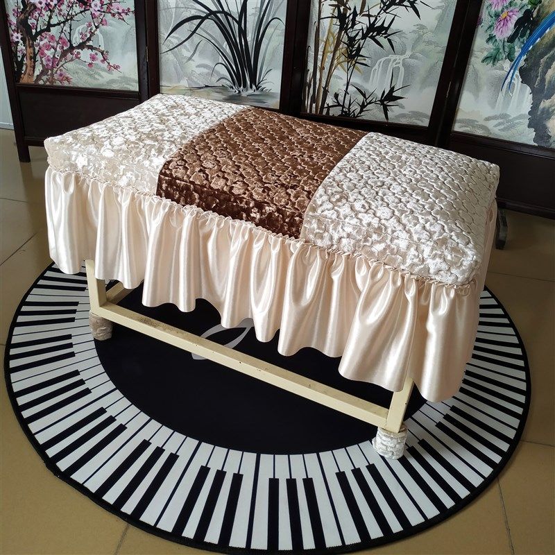 椅子套凳子套罩方凳套罩圆凳套钢琴凳化妆凳套梳妆台床头柜套罩