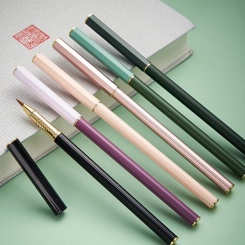 【专区46元任选3件】毛笔钢笔式软笔小楷书法笔狼毫便携毛笔自带