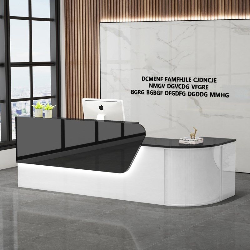 定制吧台收银台简约现代服装店奶茶小型柜台桌弧形圆角前台接待台,商业/办公家具,收银台,淘宝优惠券,粉丝福利购,淘宝优惠卷