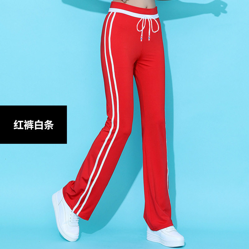工厂销杨丽萍广场舞m裤子女新款夏季牛奶丝舞蹈裤宽松运动健身阔