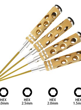 4 PCS Hex Screw Driver Tools Kit Set is suitable for the RC