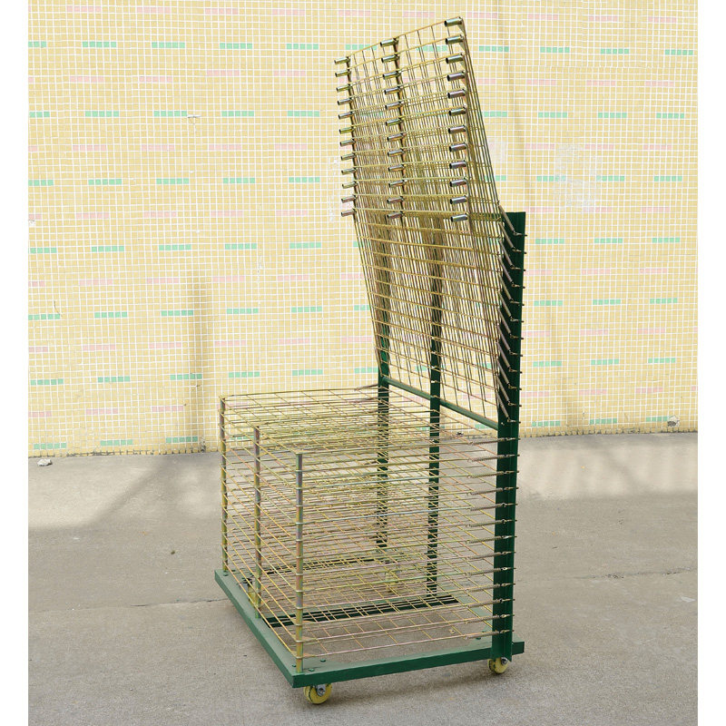 千层架50层干燥架晾晒架折叠置物烘烤箱25层印刷布匹收纳美术置纸