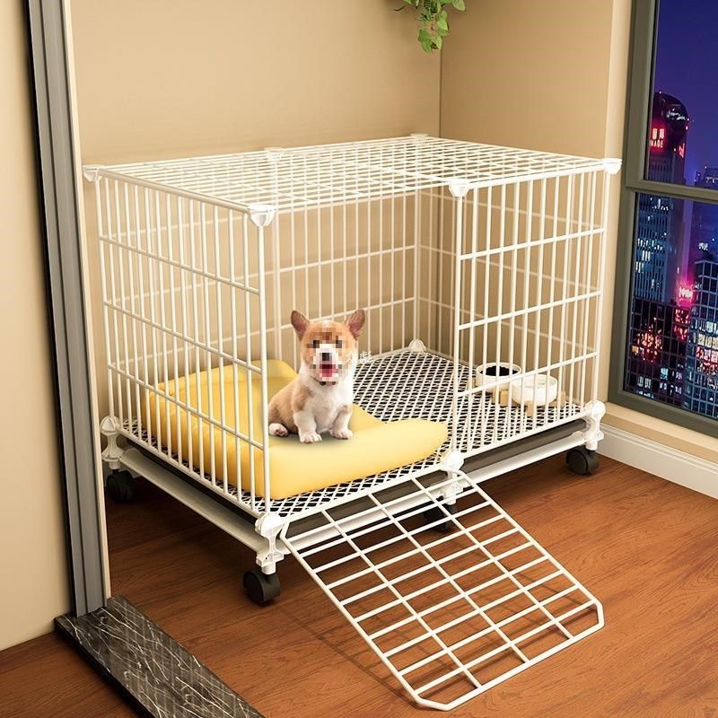 狗笼子中小型犬室内家用泰迪比熊狗窝带厕所一体宠Z物笼狗围栏