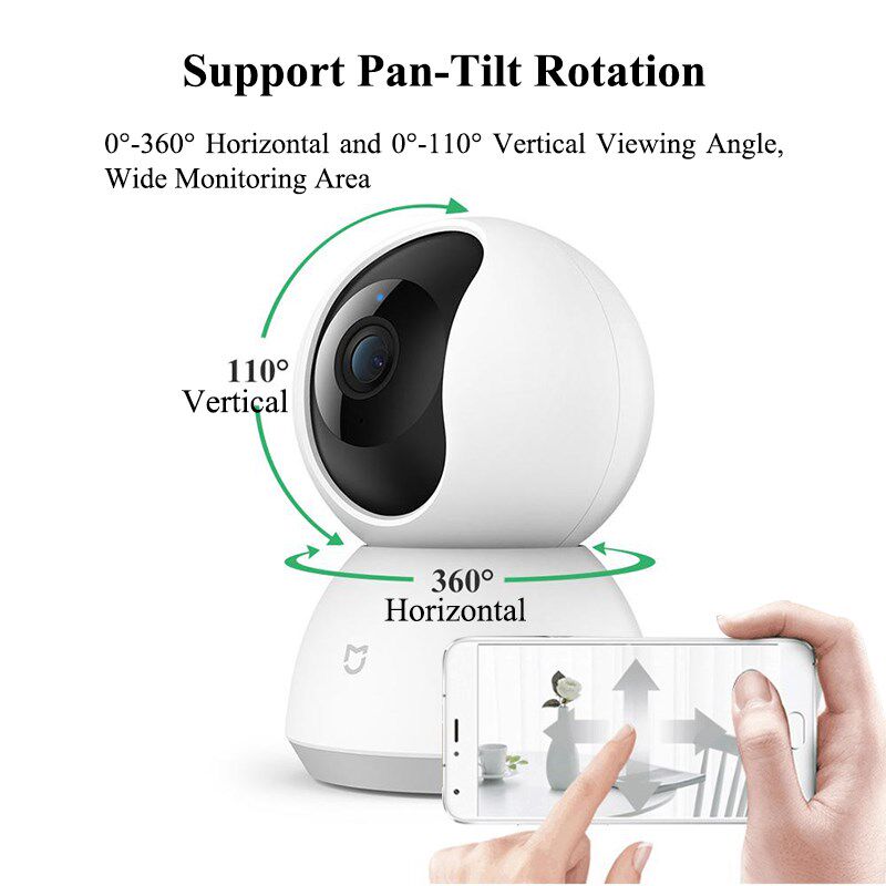Updated Xiaomi Mijia Mi Smart IP Camera 1080P HD WiFi 360 A