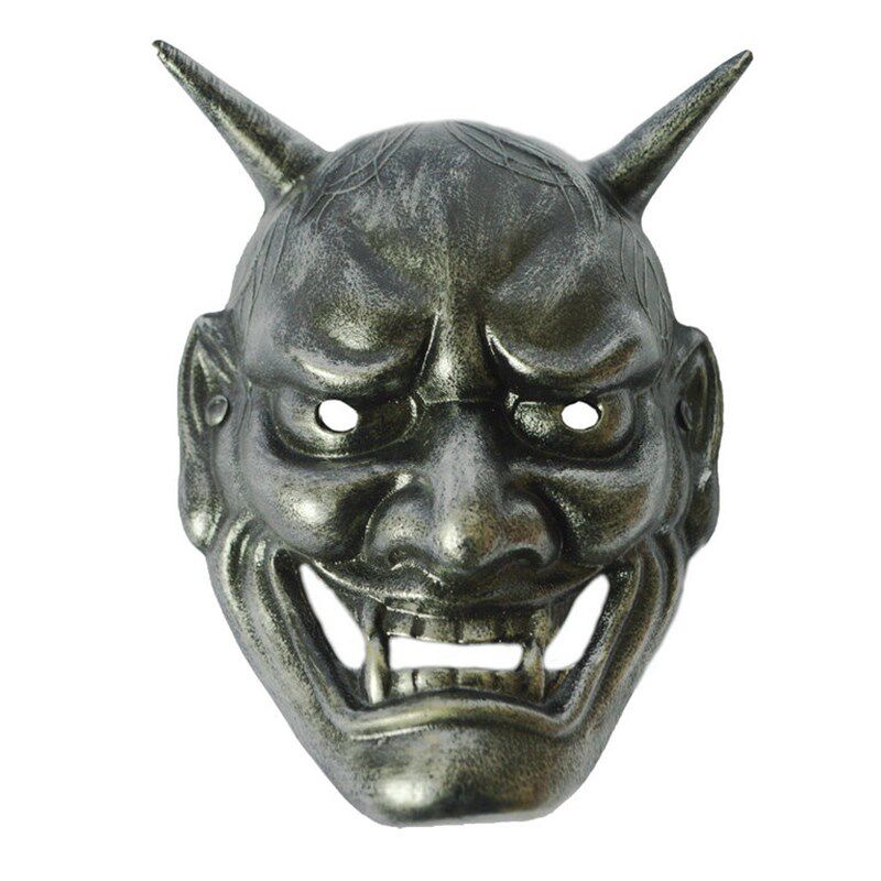 五娃争福 树脂般若面具日本面具恐怖鬼脸面具cos舞会派对面具装饰