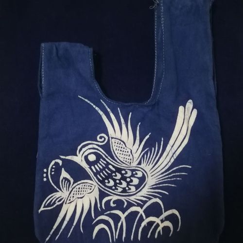 贵州苗族蜡染技艺手挽包特色包包图案定制文创文艺活动礼物礼品