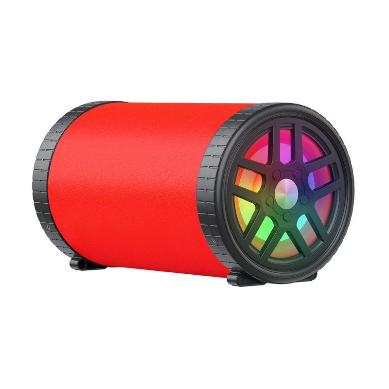 6寸新款车轮汽车音响12V24Vx220V手机无线蓝牙车载插卡低音炮音箱